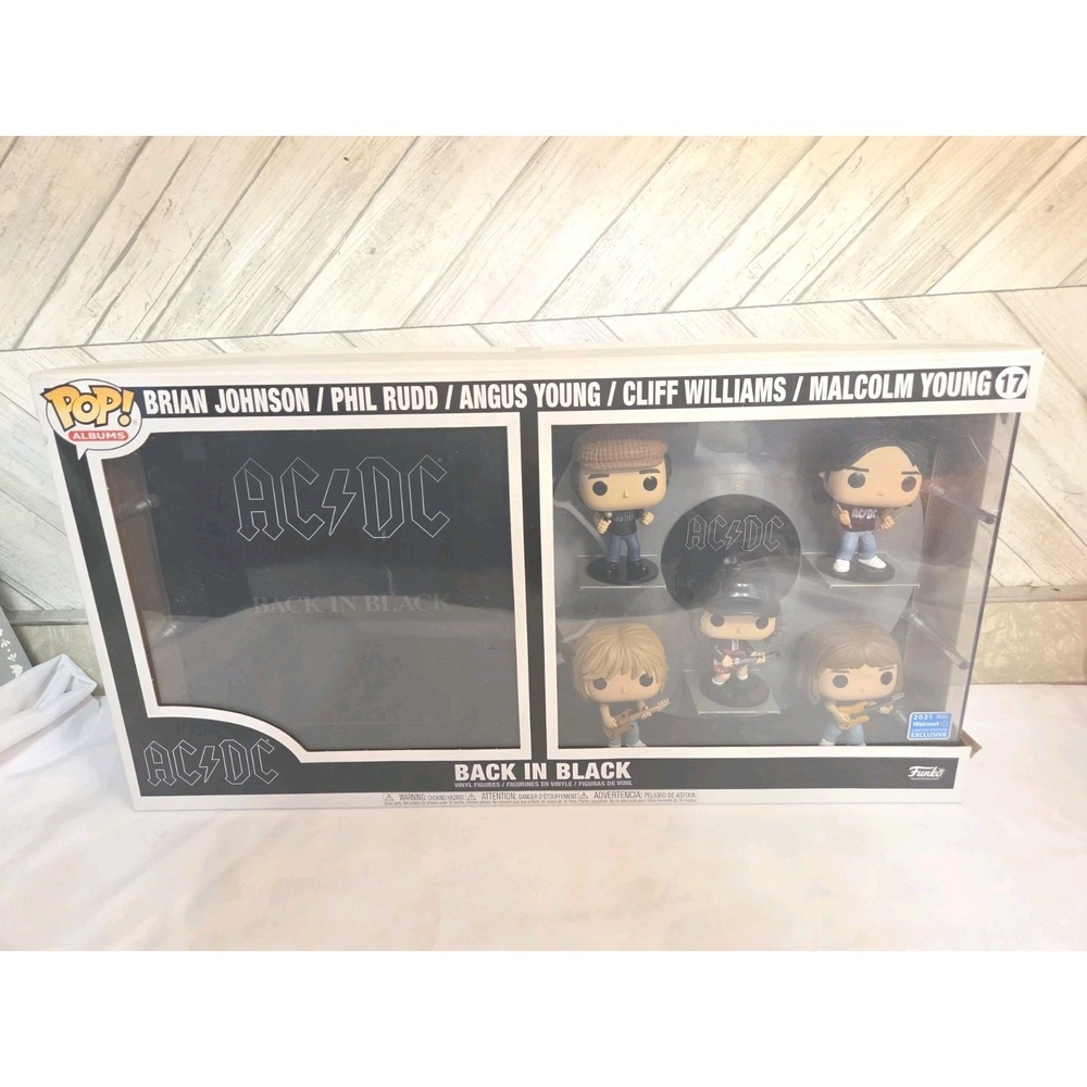 Funko POP Deluxe Album ACDC Back in Black Exclusive Figure Brand New In Stock